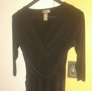 Nice long black dress made by tina knowles